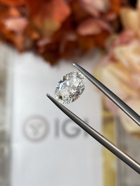 $1 RES ~ $4100 Buy Now * 2.01ct Diamond Oval Cut VS2 Clarity Carousel 1