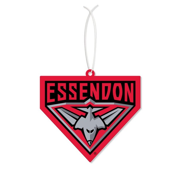 Essendon Bombers AFL Aussie Rules Scented Slim Air Freshener with Elastic Hanger Carousel 1