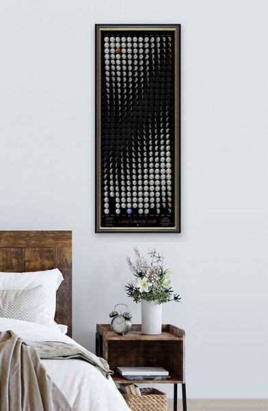 Lunar Calendar 2026 Poster Print (NZ centric)63615120358402113