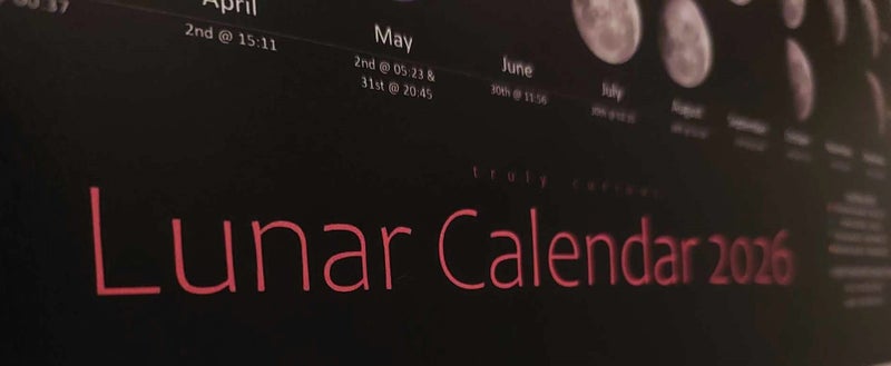 Lunar Calendar 2026 Poster Print (NZ centric)63615120358402114