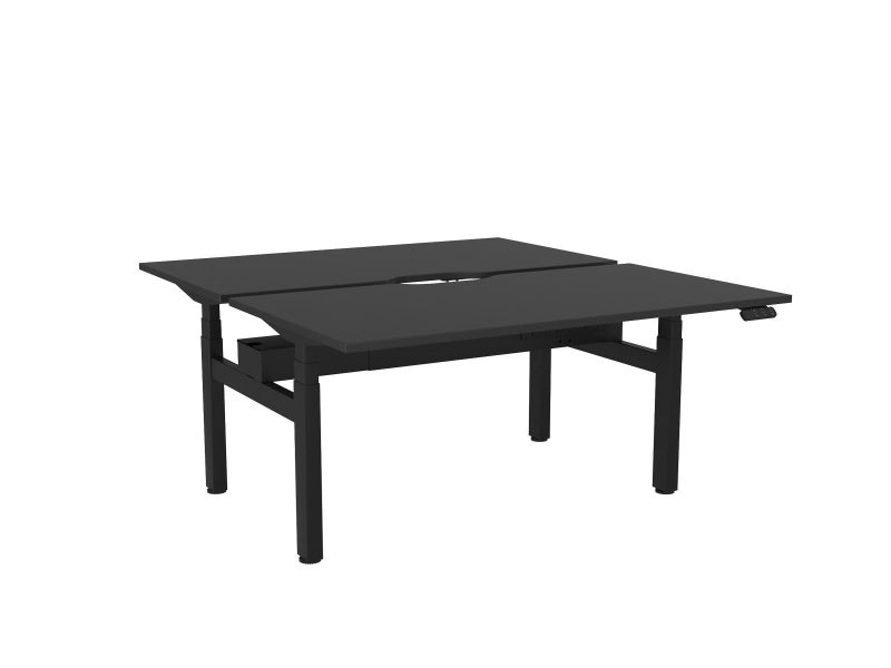 Knight's Haven 1600mm x 800mm Electric Height Adjustable Double Sided Desk, B... Carousel 1