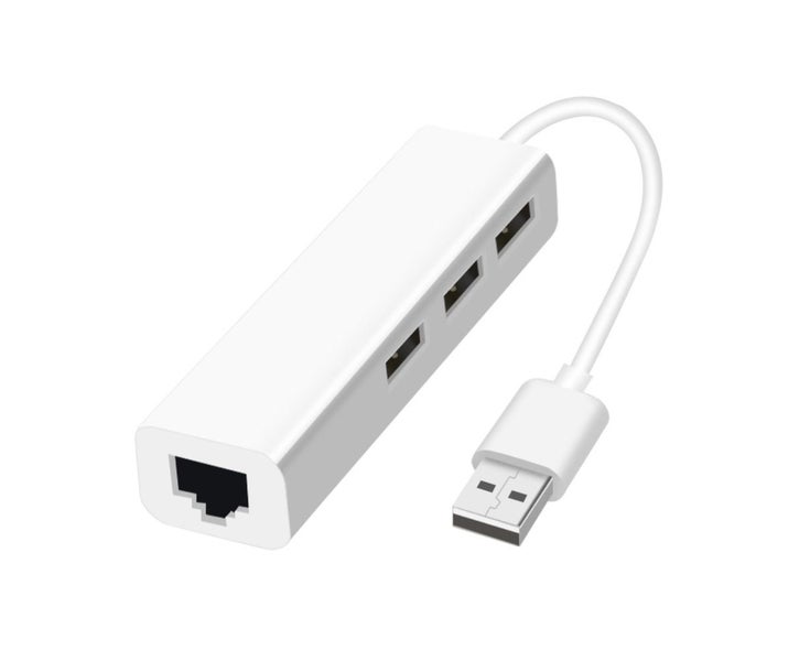 Portable USB/Type-C 3 USB2.0 Card Ethernet Adapter Carousel 1