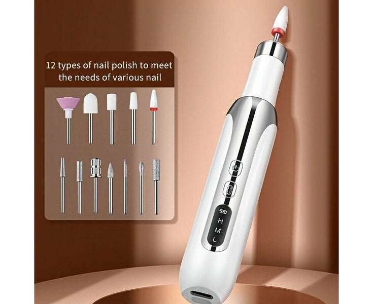 Electric Nail File Drill Manicure Tool Pedicure Machine Set Kit Carousel 1