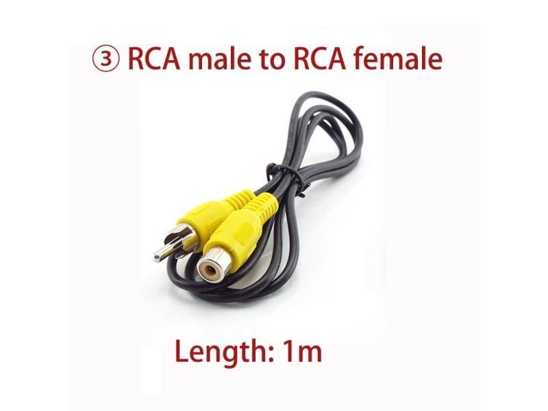 M/M M/F RCA Connector Audio Cables Video Cable Extension Wire Cord Male Female Carousel 1