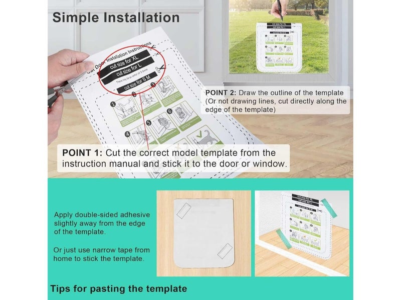 Pet Door Cat Door on Afterpay Carousel 12