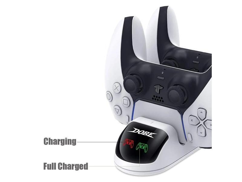PS5 Controller Joypad Joystick Handle USB Charger Dual USB Fast Charging Dock Carousel 1