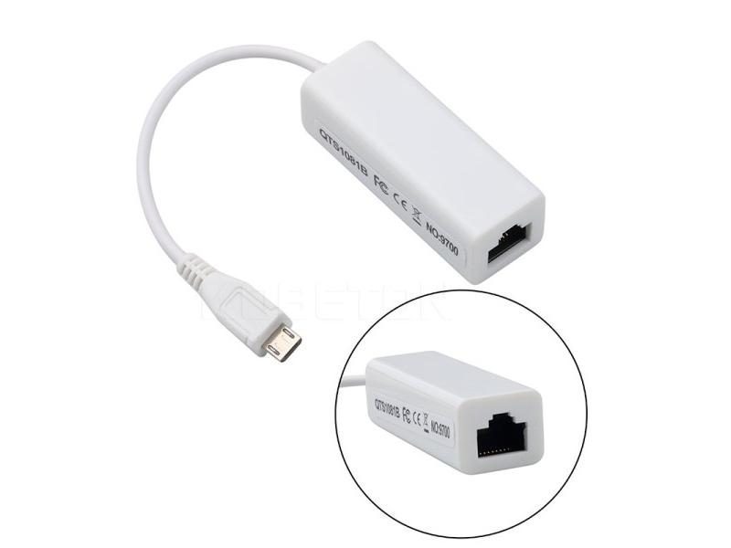 Kebidu Portable USB 2.0 To RJ45 Network Card 10Mbps Micro USB To RJ45 Ethernet Carousel 1