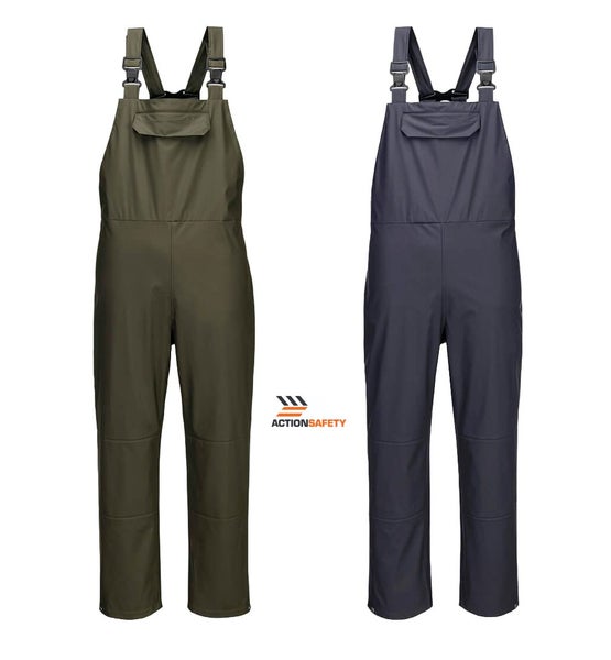 Portwest Flexatex Chem Bib and Brace - Navy or Green - Sizes S to 3XL Carousel 1