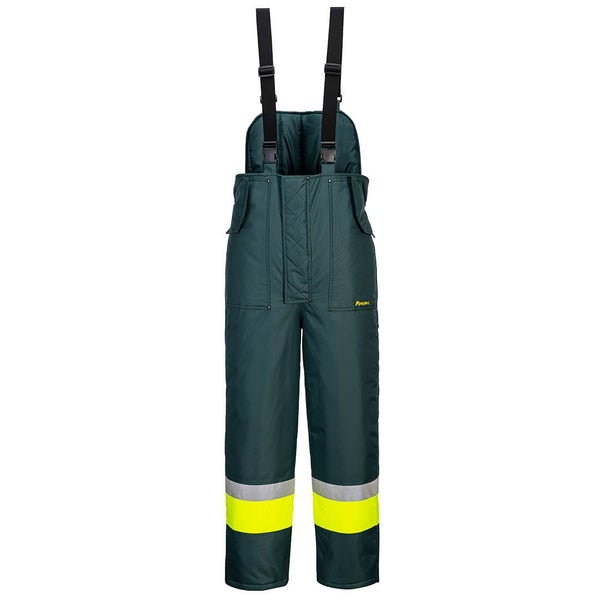Portwest Huski Hi Vis Freezer Bib and Brace - Sizes S to 5XL Carousel 1