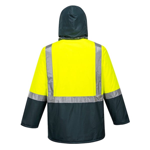Portwest Huski Hi Vis Freezer Jacket - Yellow/Green or Yellow/Navy - S to 5XL Carousel 3