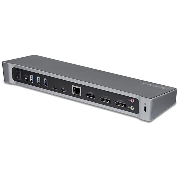 StarTech.com DK30CH2DEP 4K Triple Monitor USB-C Dock - USB-A, 3.5mm, DisplayP... Carousel 4