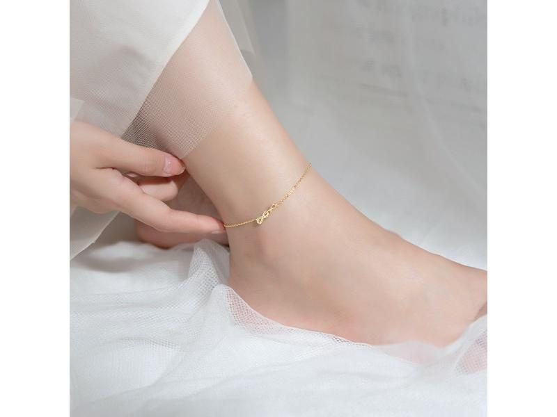 Modian Summer Party 925 Sterling Silver Lady Anklet For Women Carousel 1