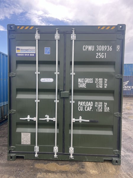 20FT High Cube New Build Shipping Container - Green64182752876418111