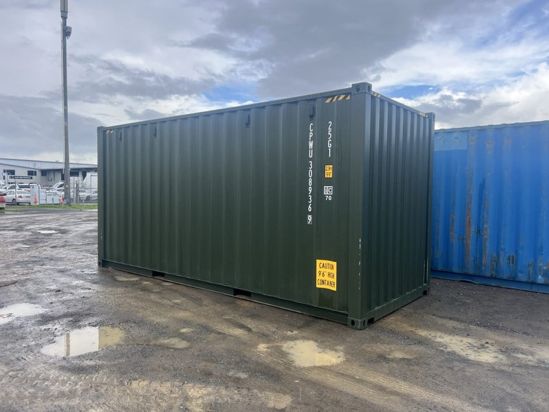 20FT High Cube New Build Shipping Container - Green64182752876418112
