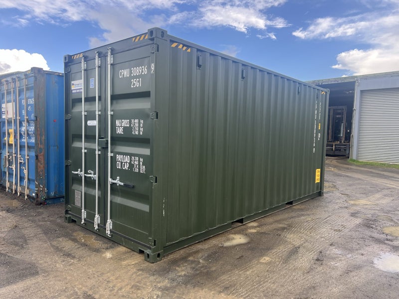 20FT High Cube New Build Shipping Container - Green64182752876418110