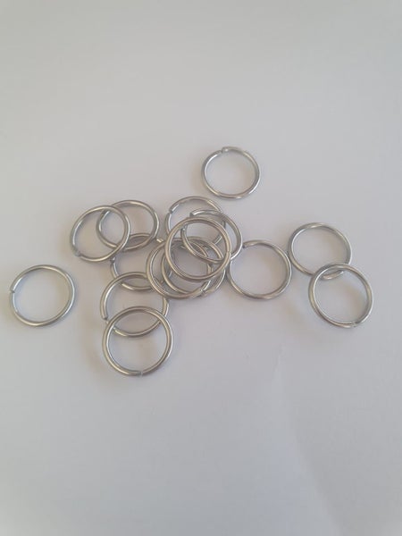12mm Stainless Steel Jump Rings x50 Carousel 1