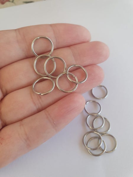 12mm Stainless Steel Jump Rings x50 Carousel 2