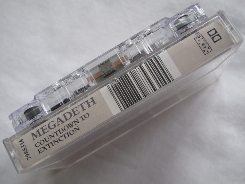 MEGADETH - Countdown to Extinction - Cassette Tape :) Carousel 7