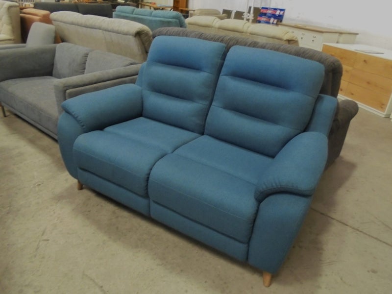 Lazboy Amy 2 seater sofa Blue Carousel 1