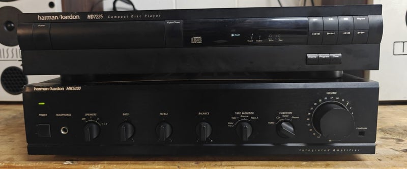 Harmon Kardon Stereo Amplifier + CD Player + Extras *VINTAGE* Carousel 1