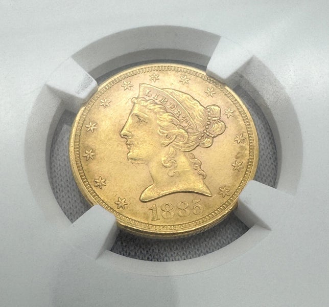 USA Liberty Head $5 1885 S NGC MS-63 Carousel 2