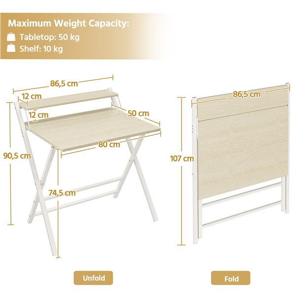 Foldable Computer Desk Carousel 2