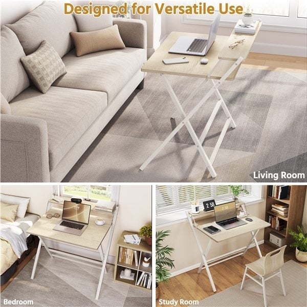 Foldable Computer Desk Carousel 11