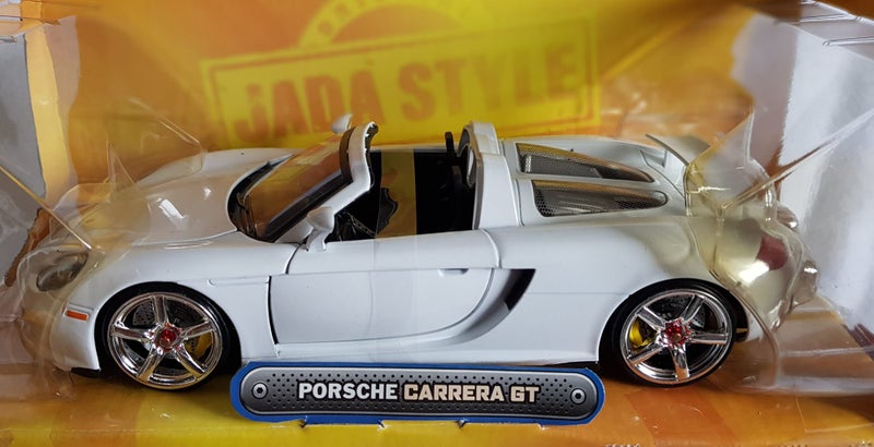 Porsche Carrera GT Jada 1/24 Scale Dub City White Carousel 2