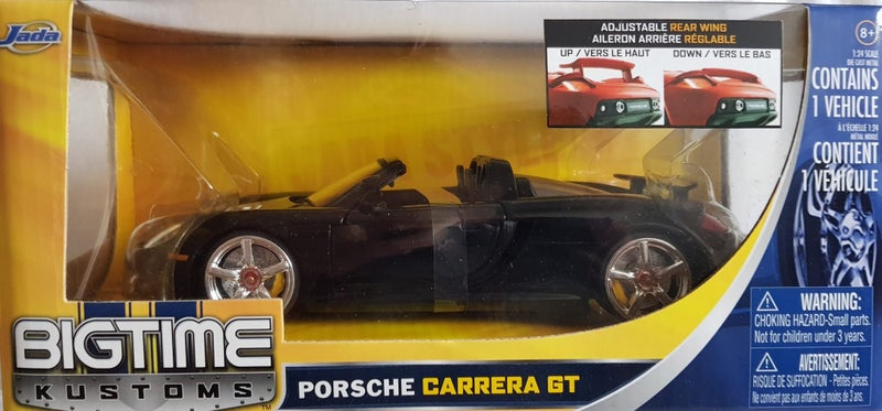 Porsche Carrera GT Jada BigTime Kustoms 1/24 Scale black Carousel 2