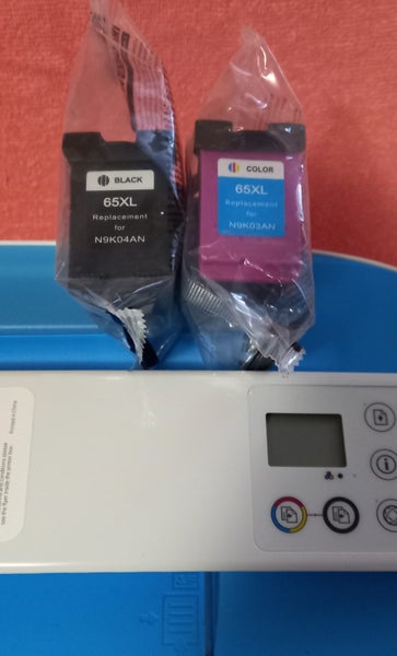 HP Deskjet 3720 Printer with New Black & Colour 65XL ink cartridges Exc. Cond. Carousel 5