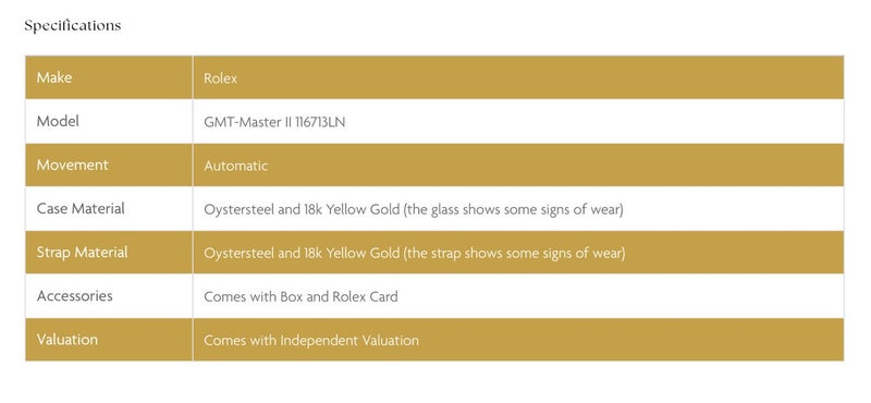 Rolex GMT-Master II 116713LN Watch Carousel 4
