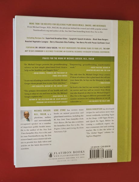 Michael Greger - The How Not to Die Cookbook Carousel 2