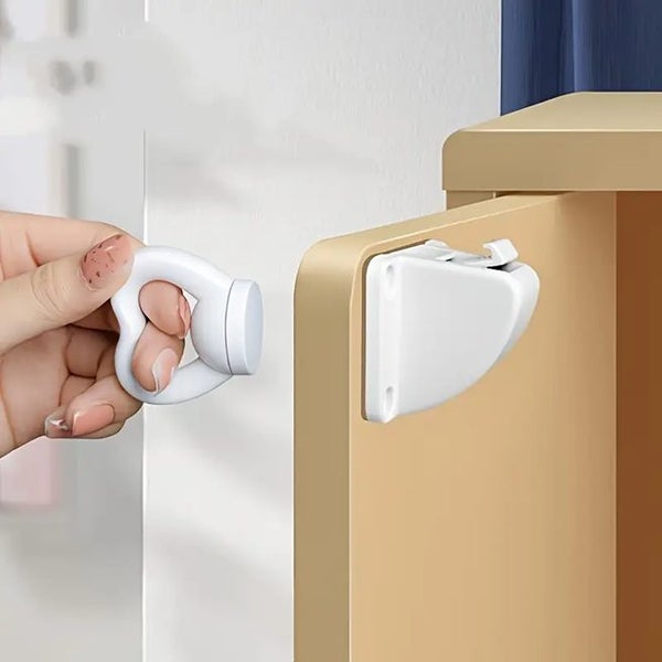 Easy-Install Invisible Magnetic Drawer Locks Carousel 1