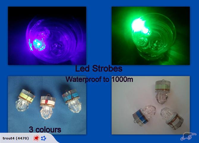 LED Diamond Strobes - rated to 1000m Carousel 1