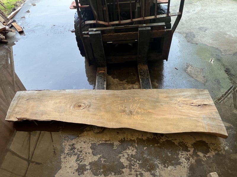 2.5m Solid Seaside Totara Wood Slab – Rare NZ Native Hardwood Carousel 2