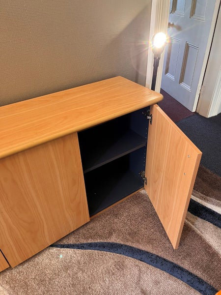 Three Door Cupboard with Shelf Carousel 2