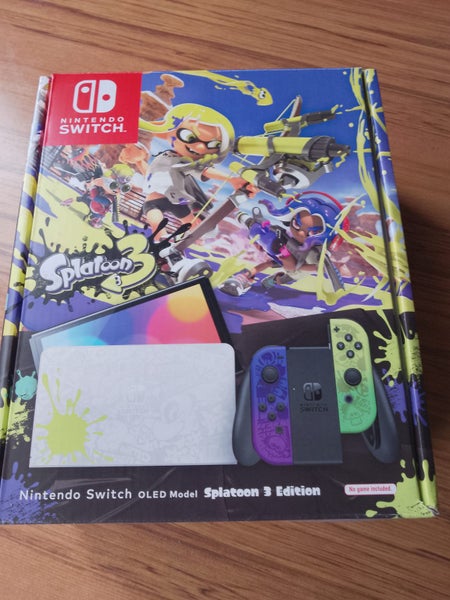 Nintendo Switch OLED Splatoon Console Carousel 1