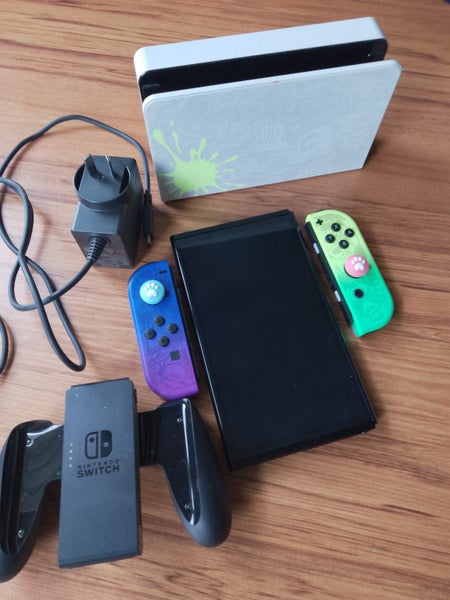 Nintendo Switch OLED Splatoon Console Carousel 3
