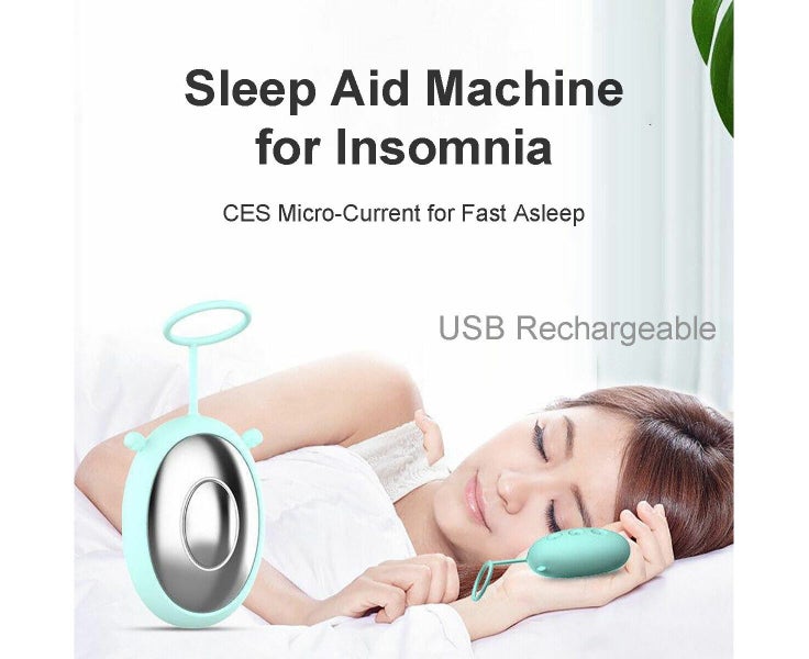 Quick Sleep Aid Machine Device for Mini Insomnia Hand Held Stress Relief-Blue Carousel 1