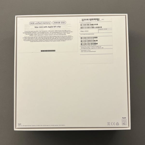 Apple Mac mini (M1, 2020) 8GB/256GB SSD63612845227139112