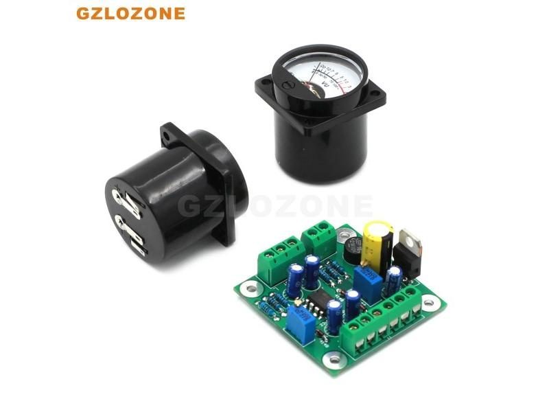 ZEROZONE VU Level Audio Meter Driver Kit Driver Board 2PCS Warm LED Meter Head Carousel 2