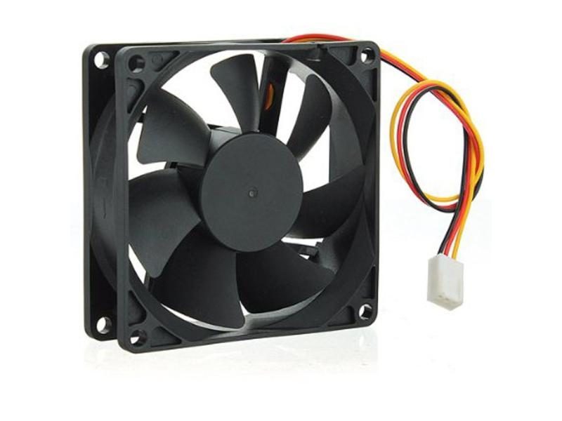 3Pins 12V PC CPU Host Chassis Fan Cooling 80mm 7 Blades Noiseless Carousel 1