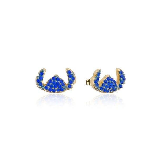 Couture Kingdom - Disney - Lilo & Stitch Crystal Silhouette Stud Earrings Gold Carousel 1