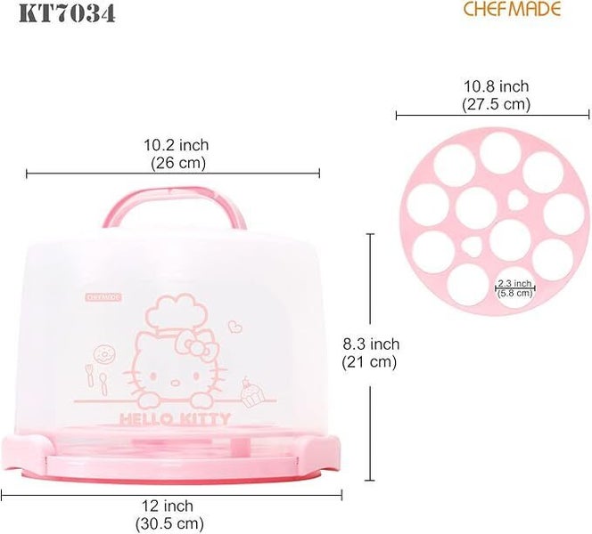 Chefmade x Sanrio - Hello Kitty Cake & Cupcake Carrier Carousel 2