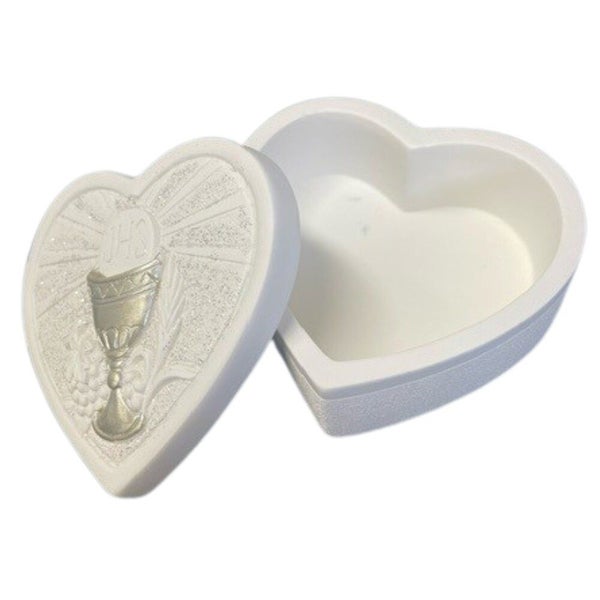 Heart Shaped Trinket Box - Communion Carousel 1