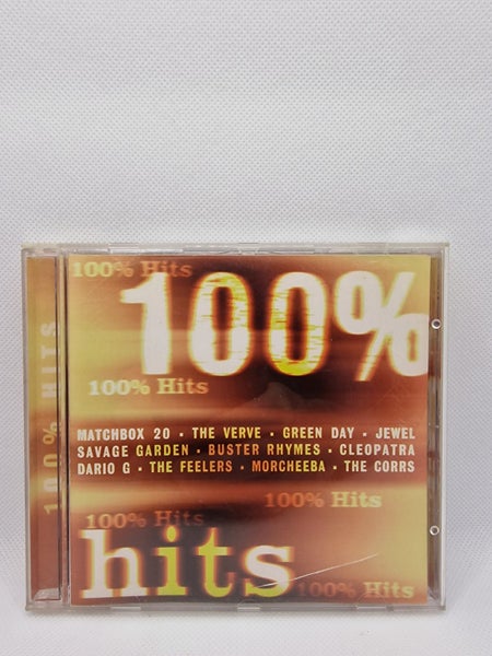 100% Hits (CD, 1998) – Green Day, Jewel, Busta + More – Cracked Case Carousel 1