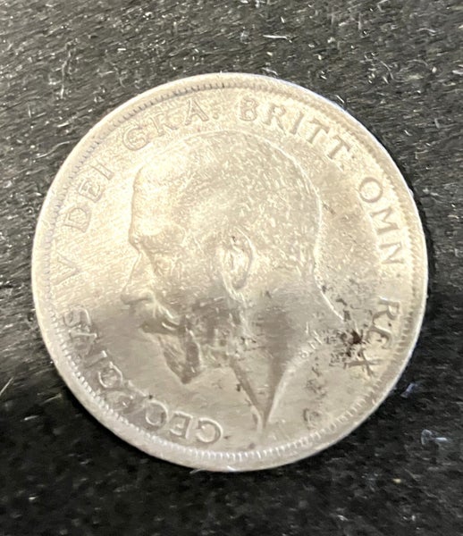 English silver 1919 half crown Carousel 2