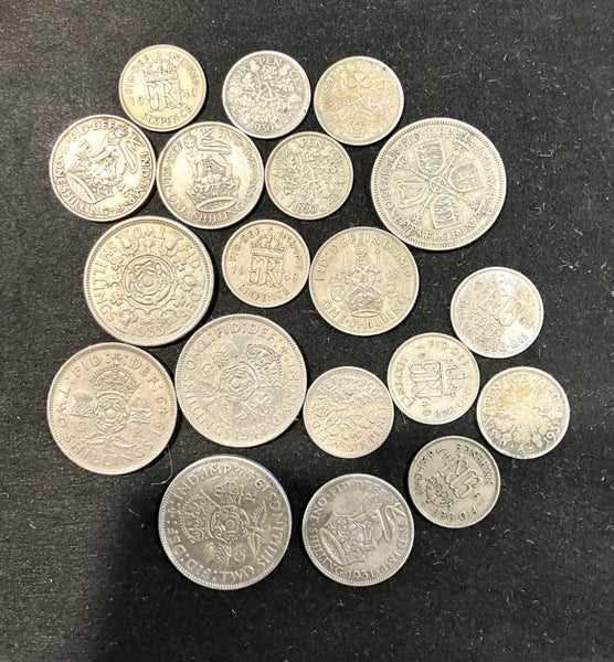 English silver coins 1930’s – 50’s era Carousel 2