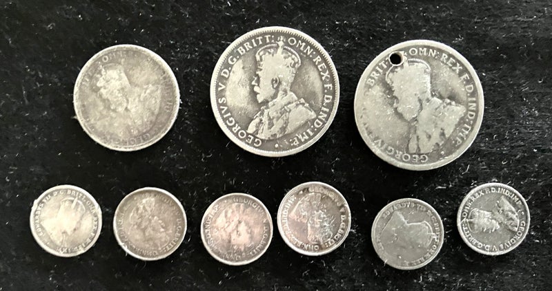 Early Australian silver coins Carousel 2