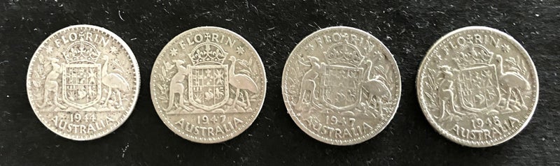 Australian 40’s era florins Carousel 1